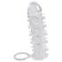 Crystal Skin - penis sleeve met ring - transparant