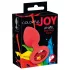Colorful JOY - siliconen buttplug - klein - rood