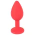 Colorful JOY - siliconen buttplug - klein - rood