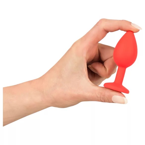 Colorful JOY - siliconen buttplug - klein - rood
