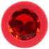 Colorful JOY - siliconen buttplug - klein - rood