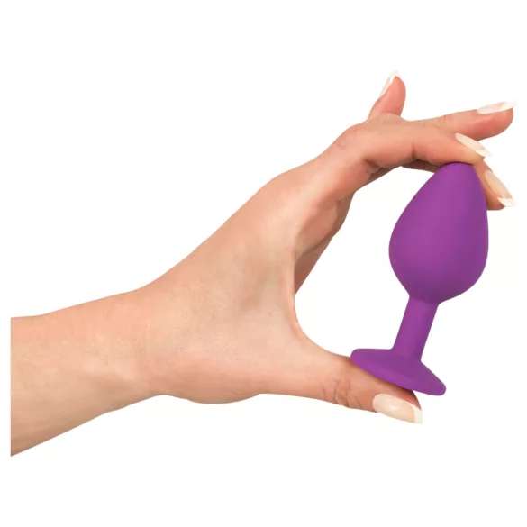 Colorful JOY - siliconen buttplug - medium - paars