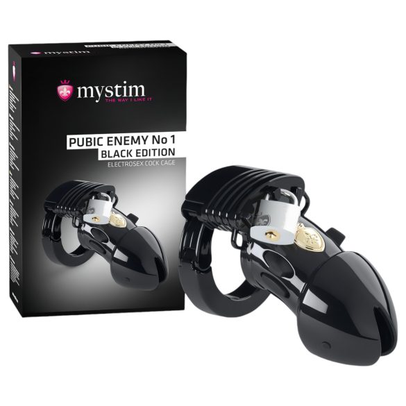 mystim Black Edition PUBIC ENEMY No 1 - elektro peniskooi