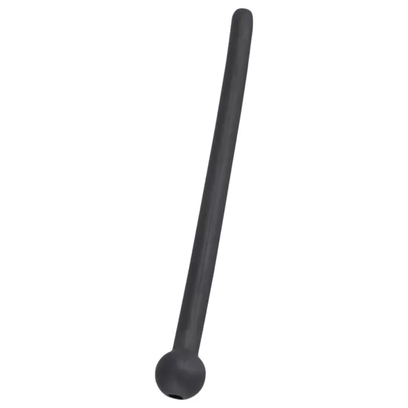 Dilator Piss Play - penisdilator hol buisje - siliconen - zwart