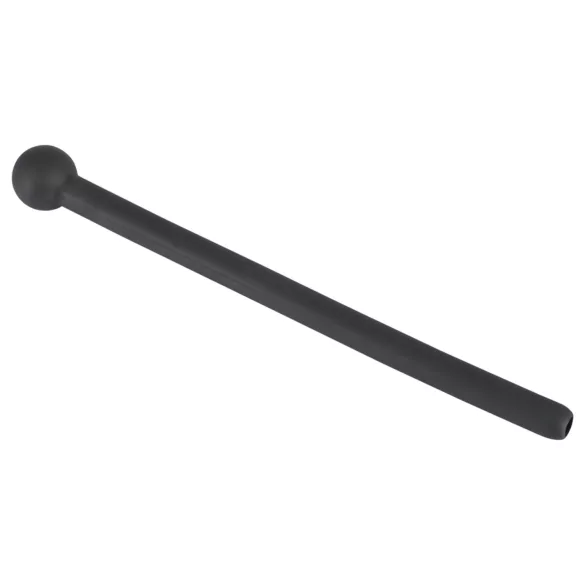 Dilator Piss Play - penisdilator hol buisje - siliconen - zwart