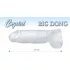 Kristalhelder - dildo - extra groot - transparant