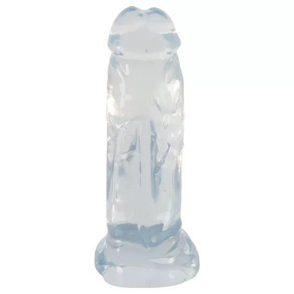 Crystal Clear Big Dong - grote dildo van jelly (21,5 cm)