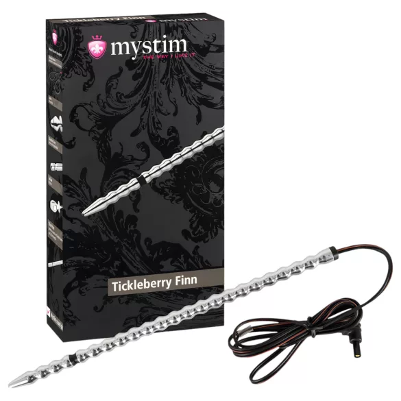 mystim - elektro dilator met bolletjes - e-stim urethra stimulatie