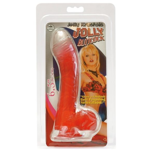 Jolly - dildo - 17 cm - rood
