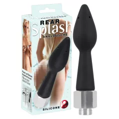 You2Toys - anale douche - siliconen kegeldop - zwart