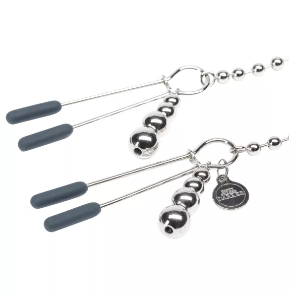 Fifty Shades of Grey - Tepelklemmen met ketting - verstelbaar metaal