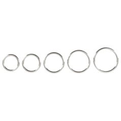 Bad Kitty - metalen peniskringen set (5-delig)