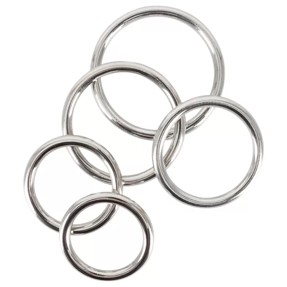 Bad Kitty - metalen penisring set - 5-delig