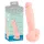 Medical - siliconen dildo - 18 cm - huidskleur