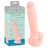 You2Toys - Medical - medisch siliconen dildo - naturel (18 cm)