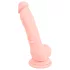 Medical - siliconen dildo - 18 cm - huidskleur