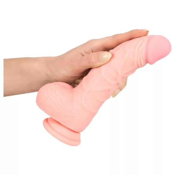 Medical - siliconen dildo - realistisch - 20cm - huidkleur