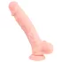 Medical - siliconen dildo - realistisch - 24cm - huidkleurig