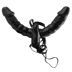 Fetish - dubbel draagbare vibrator - zwart