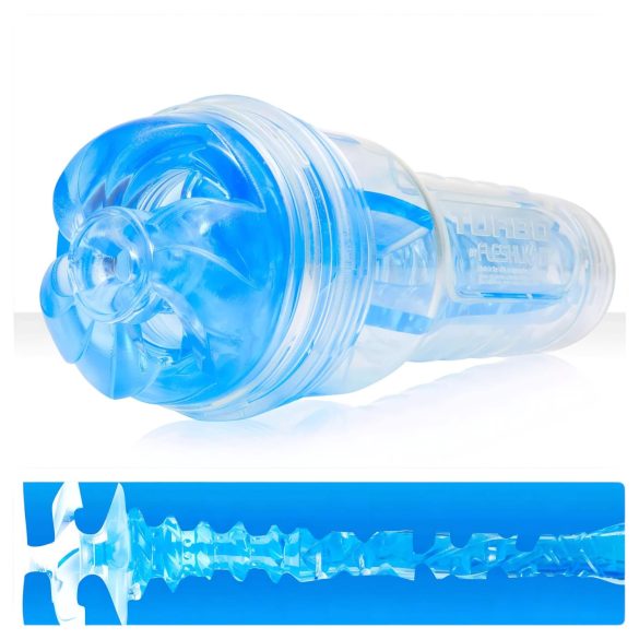 Fleshlight Turbo Thrust - masturbator met zuigfunctie - blauw