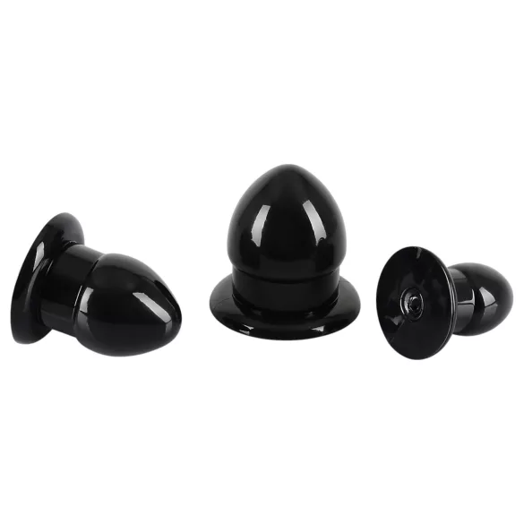 You2Toys - buttplug set - 3 stuks - zwart