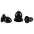 You2Toys - buttplug set - 3 stuks - zwart