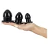 You2Toys - buttplug set - 3 stuks - zwart