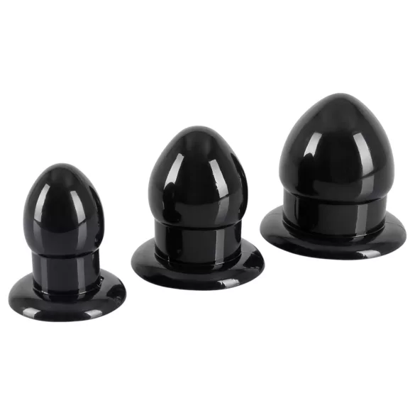 You2Toys - buttplug set - 3 stuks - zwart