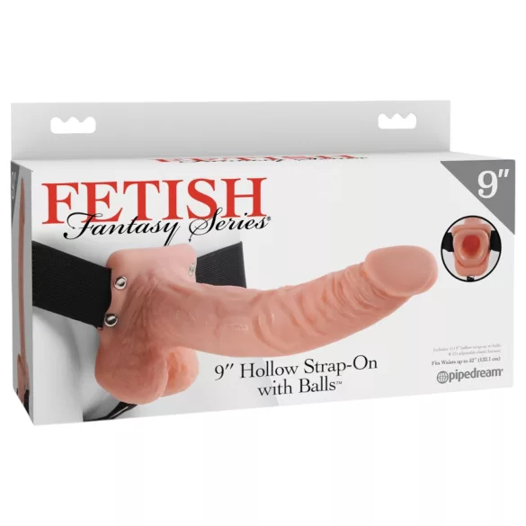 Fetish Strap-on 9 - strap-on dildo - realistisch - huidkleurig