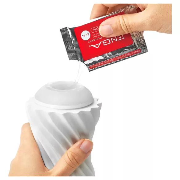 TENGA Flex - masturbator - flexibel design - wit