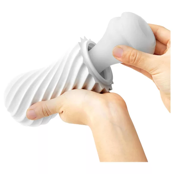 TENGA Flex - masturbator - flexibel design - wit