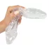 Crystal Skin - penis sleeve met noppen - transparant