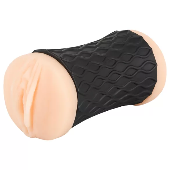 Nature Skin - masturbator vagina en anus - realistisch - huidskleur/zwart