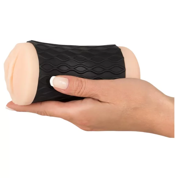 Nature Skin - masturbator vagina en anus - realistisch - huidskleur/zwart