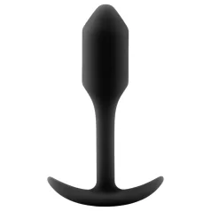   b-Vibe Snug Plug 1 - anale plug met intern gewicht (55 g) - zwart