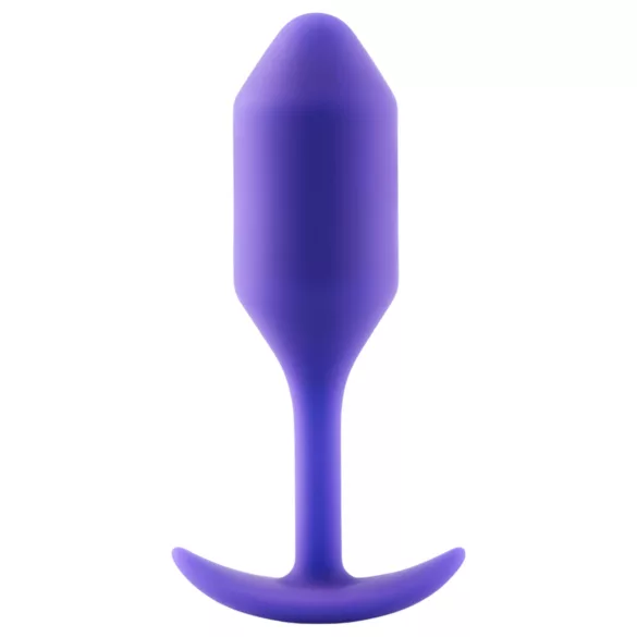 b-vibe - anale plug - dubbele kogel - 114g - paars