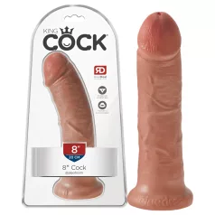 King Cock - dildo 20 cm - donker huidkleur