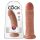 King Cock - dildo 20 cm - donker huidkleur