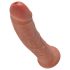 King Cock - dildo 20 cm - donker huidkleur