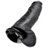 King Cock - dildo met ballen - 30 cm - zwart
