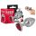 You2Toys - anale buttplug - aluminium met rode diamant - 85g - zilver/rood