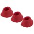 Womanizer Premium M - vervangende zuignap set - rood - 3 stuks