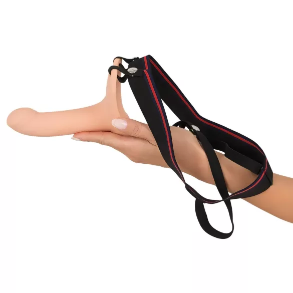 You2Toys - strap-on dildo hollow - huidkleurig