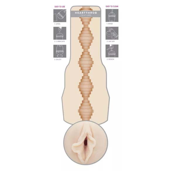 Fleshlight Brandi Love Heartthrobe - kunstvagina - realistisch