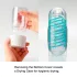 TENGA Spinner Tetra - masturbator - transparant
