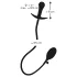You2Toys - opblaasbare anaalplug met ballen - siliconen - zwart