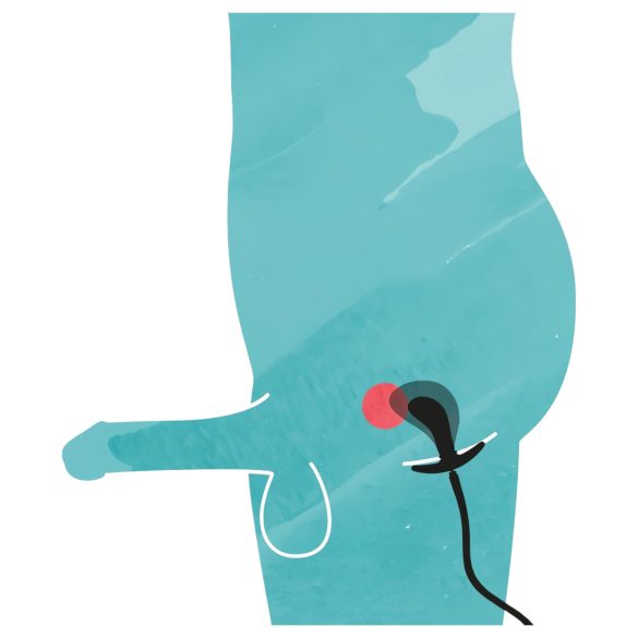 You2Toys - opblaasbare anale plug - zwart