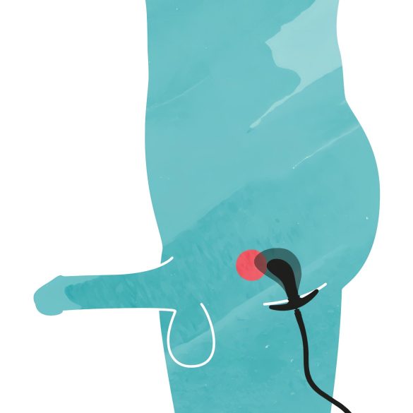 You2Toys - opblaasbare anale plug - zwart