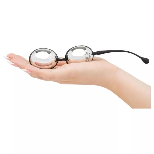 Fifty Shades of Grey - geisha balletjes - metalen duo ballen - zilver