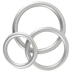 You2Toys Metallic - siliconen penisringen set - 3 stuks